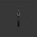 Modern Tactical Assault Rifle With Brown Black Finish Wooden Magazine And Ammunition
