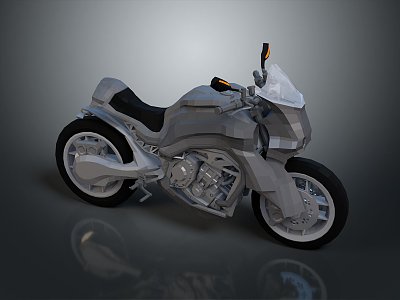 Motorcycle Two-wheeled Motorcycle Cross-country Motorcycle Road Race Motorcycle Motor Vehicle Transport 3d model