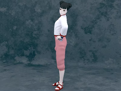 human characters 3d model