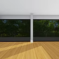 Sunlit Modern Detached Villa with Large Glass Windows Spacious Terrace and Greenery