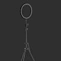 LED Ring Shaped Decorative Light with Adjustable Tripod Stand for Photography 3d model