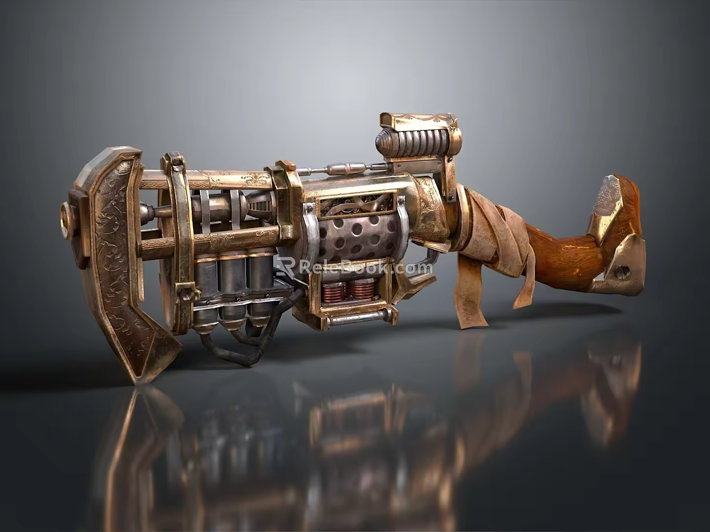 Modern Sci-Fi Gun Sci-Firearms Sci-Fi Game Gun Games Firearms Game Gun 3d model