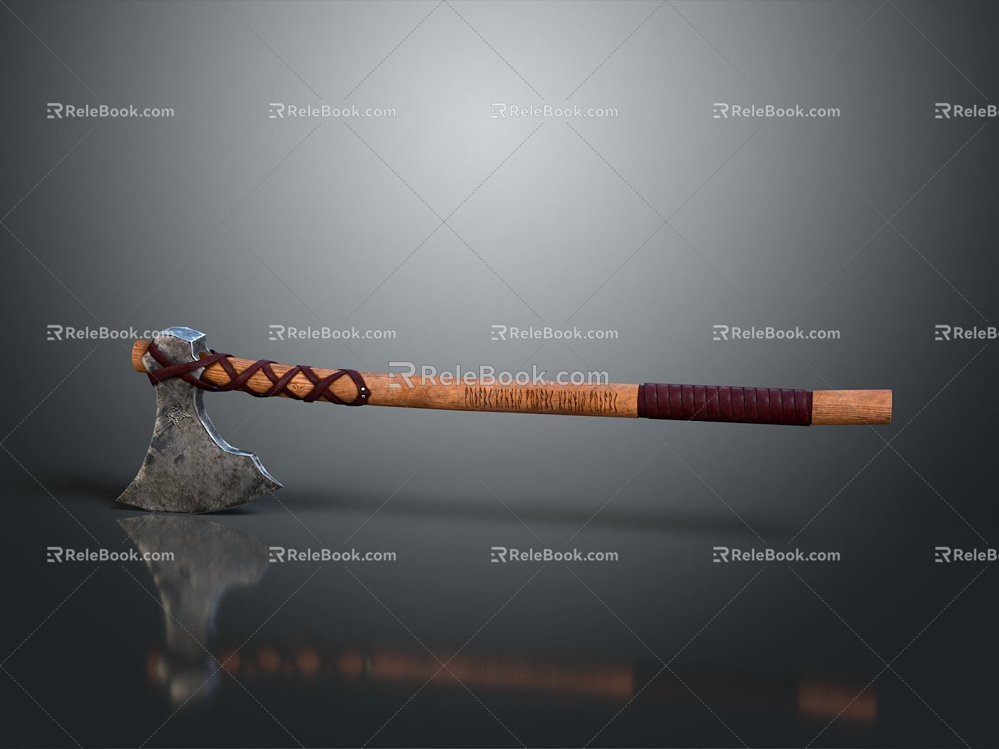 Tomahawk Axe Wooden Axe Handle Axe Mountain Axe Chopping Wood Axe Chopping Wood Axe Magic Axe 3d model