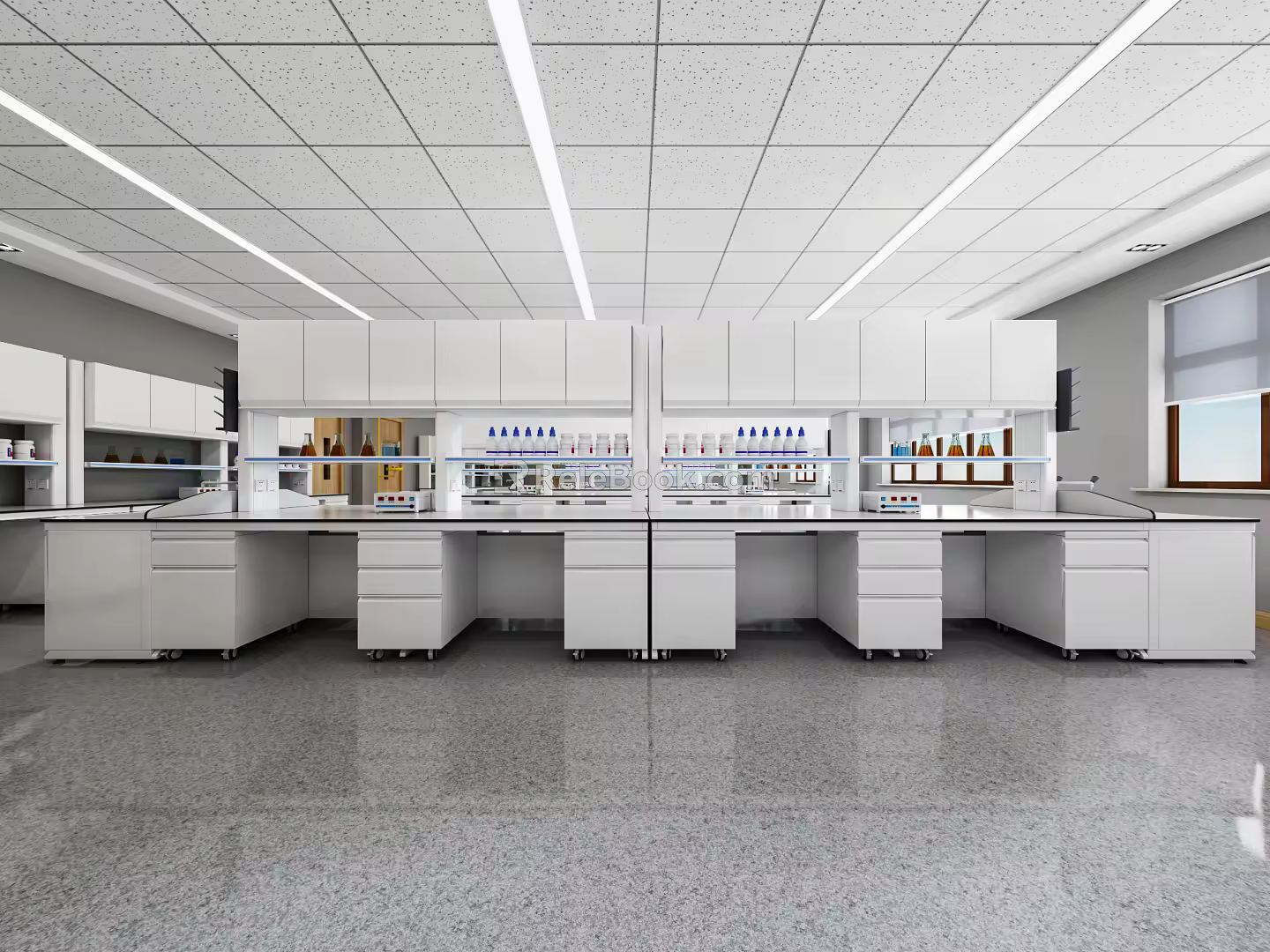 Modern Laboratory 3d model