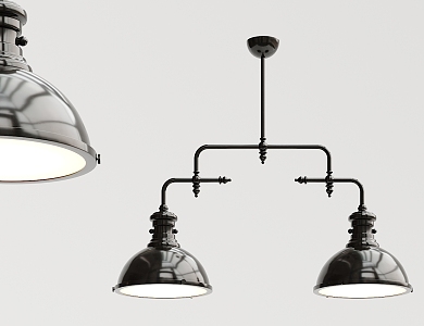 Industrial LOFT Chandelier Paint Chandelier 3d model