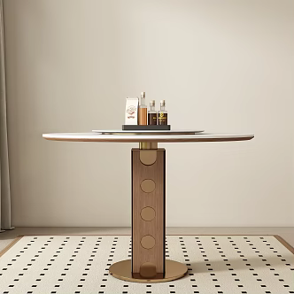 Round table 3d model