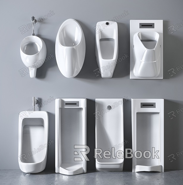 Modern urinal urinal model