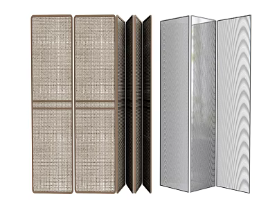 Nordic Screen Screen Partition 3d model