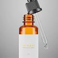 Natural Extracts Essence Perfume Cosmetics in Amber Glass Bottle with Dropper