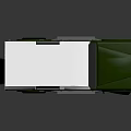 Green Off Road Vehicle With White Roof And Black Tires Design