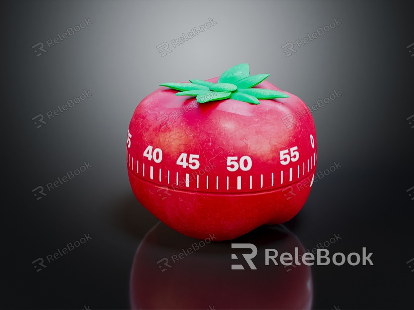 Modern Alarm Clock Tomato Alarm Clock Cartoon Clock model