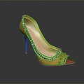 High Heels Stiletto Shoes Stiletto Heels Thick Heel Shoes Thick Heel Shoes High Heel Shoes Fashion High Heel Shoes 3d model