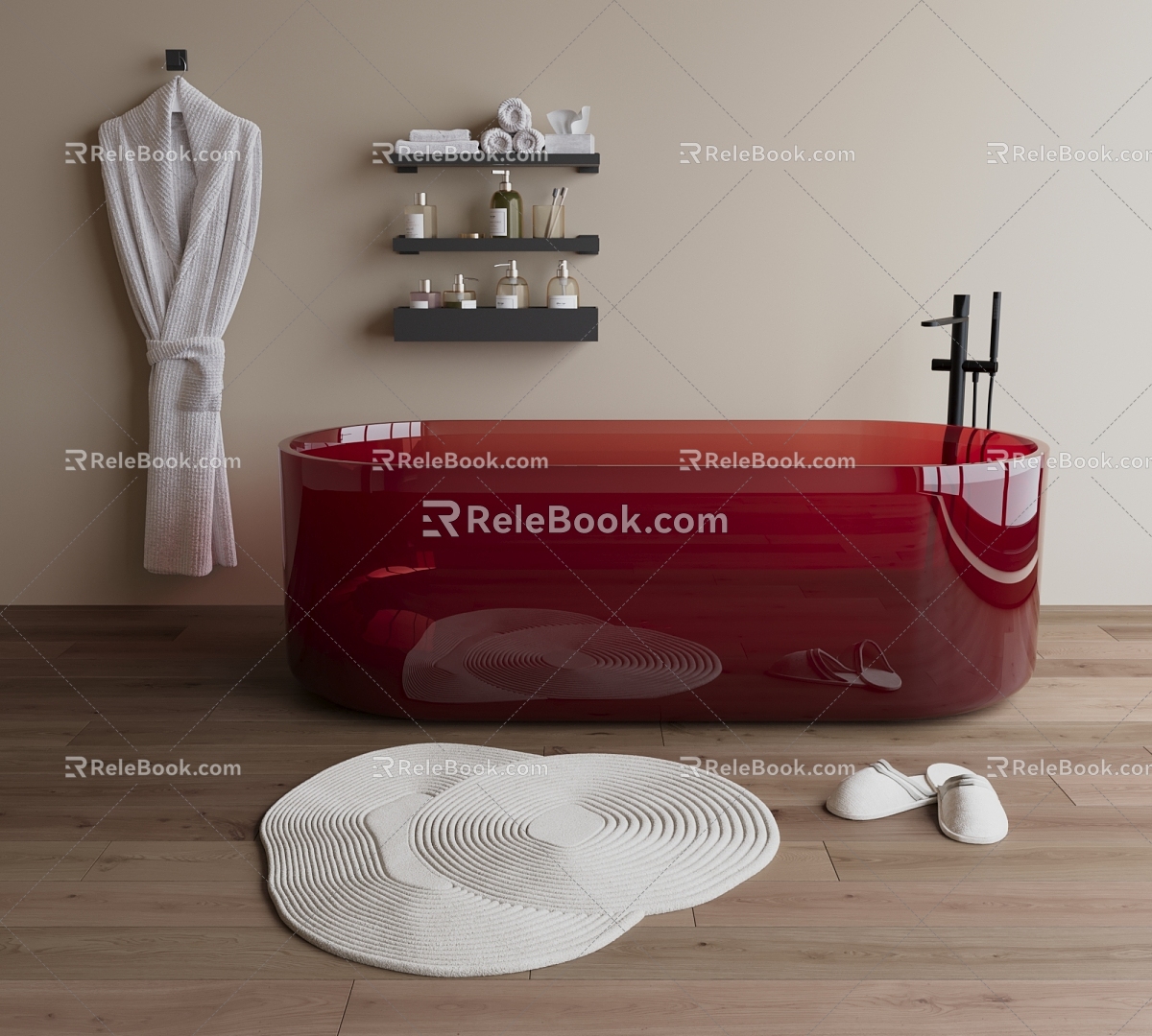 acrylic bathtub 3d model