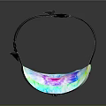 Colorful Tie Dye Fanny Pack With Black Strap And Zipper For Daily Use