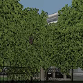 Modern Office Building Complex With Greenery Roads And Spacious Plaza Area 3d model