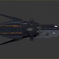 Modern Spaceship Spacecraft 3d model