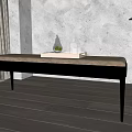 Sofa stool 3d model