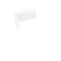 White Parallel Decorative Architectural Components For Interior Design Projects