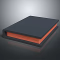 Modern Notebook Book Document 3d model