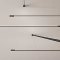 Minimalist Modern Pendant Light With Sleek Metal Rods For Contemporary Home Interior Design