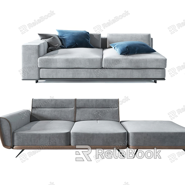 Modern Combination Sofa Double Sofa model