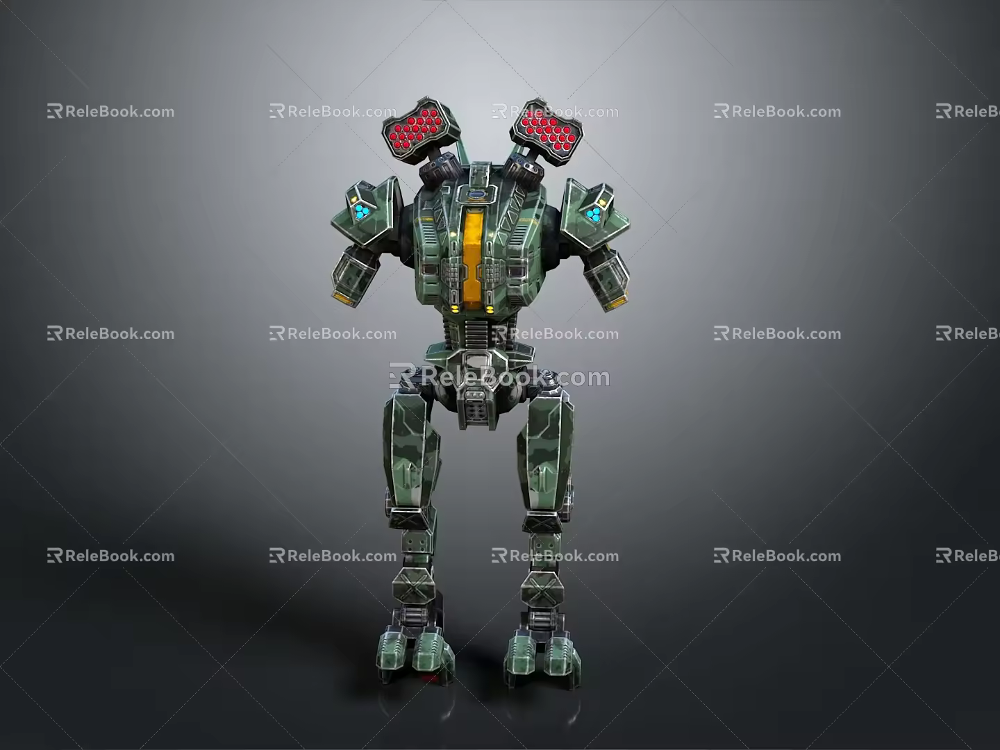 Mech Warrior Mech Soldier Machine Battlearm Mechanical Battlearm Machine Fighter Robot 3d model
