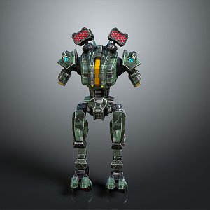 Mech Warrior Mech Soldier Machine Battlearm Mechanical Battlearm Machine Fighter Robot 3d model