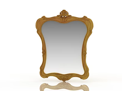 Chinese-style porch mirror porch mirror 3d model