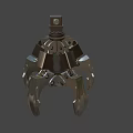 Industrial Metal Mechanical Gripper With Multi Jaw Structure And Bolts