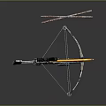 Crossbow Crossbow Crossbow Crossbow Mechanical Crossbow Shift Bow and Arrow Shoot Far Equipment Weapons High-tech Crossbow 3d model