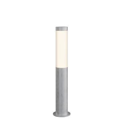 Modern Minimalist Outdoor Light Pillar With Concrete Finish For Garden Illumination 3d model