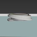 Public Building Small Public Building Post Station Frying Shop Building Cafe Building 3d model