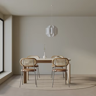 Modern table combination 3d model