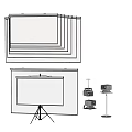 VIDDA Projection Monitoring Equipment With HD Projectors Screens And Stands For Home Office