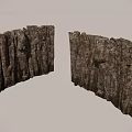 Natural Weathered Stone Walls With Rough Textured Surface For Outdoor Decor
