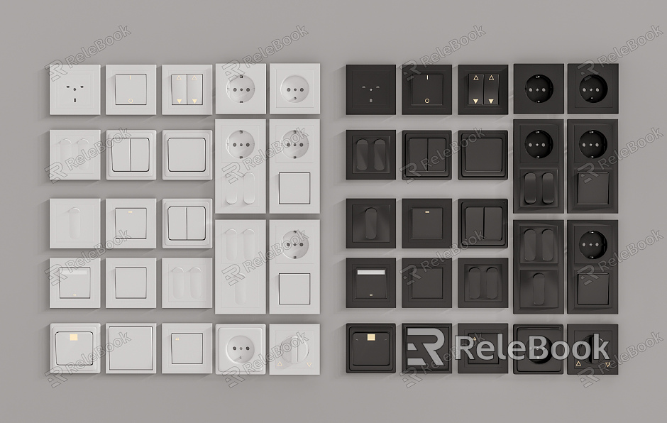 Modern Switch Switch Panel Combination model