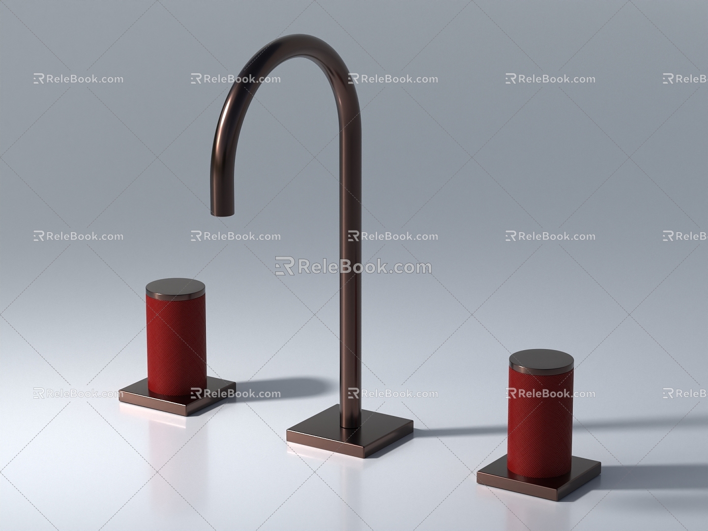 Bathroom copper faucet bathroom hardware 3d model