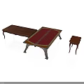 Classic Wooden Furniture Set Including Coffee Table And Side Tables for Living Room Decor
