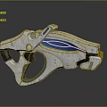 Modern Sci-Fi Gun Sci-Firearms Sci-Fi Game Gun Games Firearms Game Gun 3d model