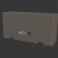 Sturdy Gray Rectangular SafeSite Enclosure With Support Feet And Branding