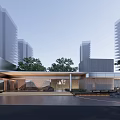Demonstration area landscape 3d model