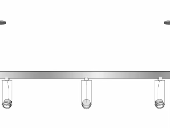 Modern Spotlights Track Lights 3d model