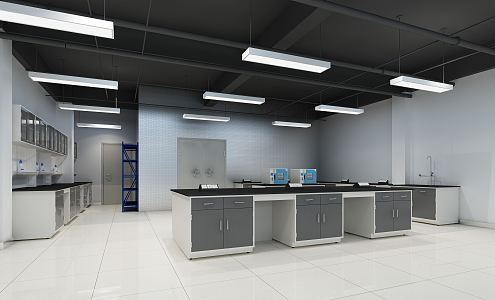 Modern Laboratory 3d model