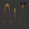 Anime Inspired Decorative Fantasy Hairpieces with Long Braided Hair Horn and Wing Accessories
