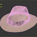 Hat Straw Hat Realistic Model Cartoon Model PBR Model Game Model 3d model