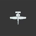 Modern White Airliner With Twin Engines Streamlined Wings And Aerodynamic Design