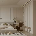 Cozy Modern Kids' Room Interior Design With Soft Bed Bookshelf And Playful Rug
