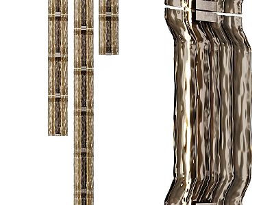 Modern Wall Lamp Design With Stylish Metal Finish For Interior Decor 3d model
