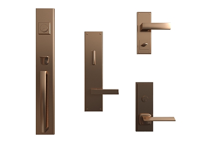 Door Lock Door Handle Kitchen and Bathroom Door Lock Bedroom Door Lock Minimalist Door Lock 3d model