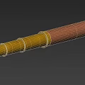 Commercial Equipment With Yellow Red Metal Rod For Industrial Applications